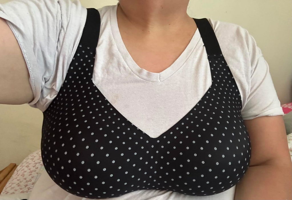 Customer wearing the bra — Diana Ortiz