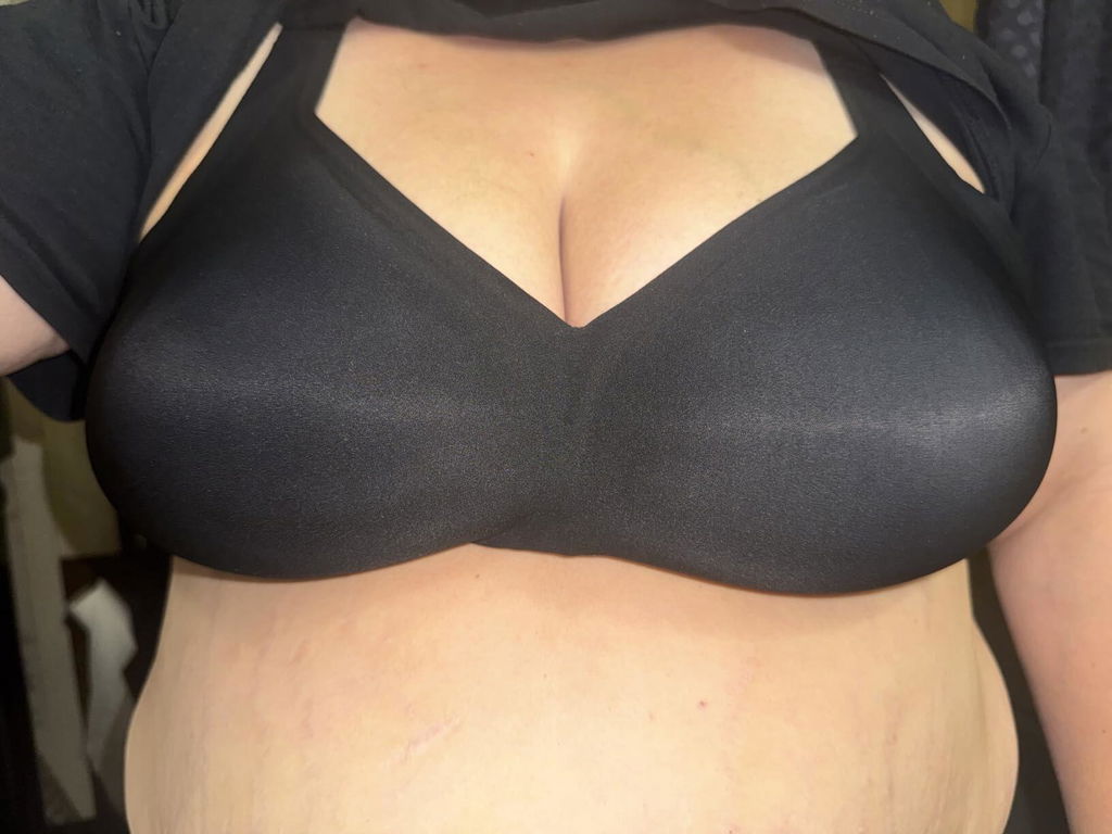 Customer wearing the bra — Amanda Milton