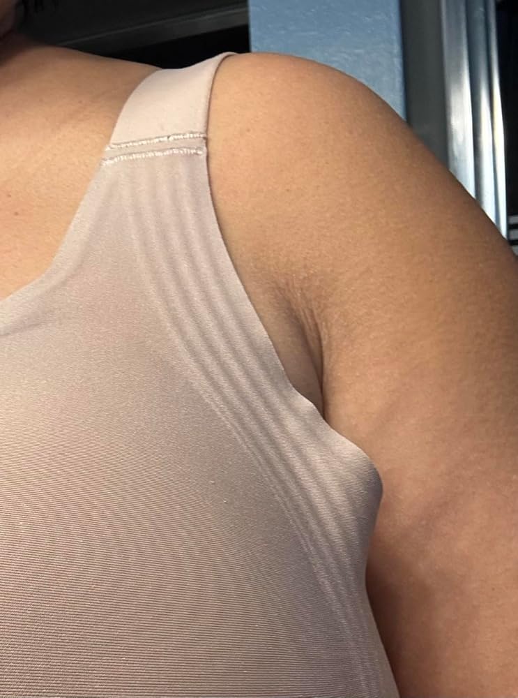 Customer wearing the bra — Melanie S.